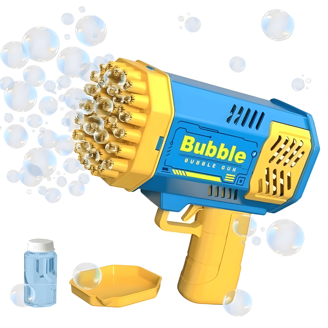 Bubble Bazooka – Propulseur magique de bulles colorées rechargeable 🫧