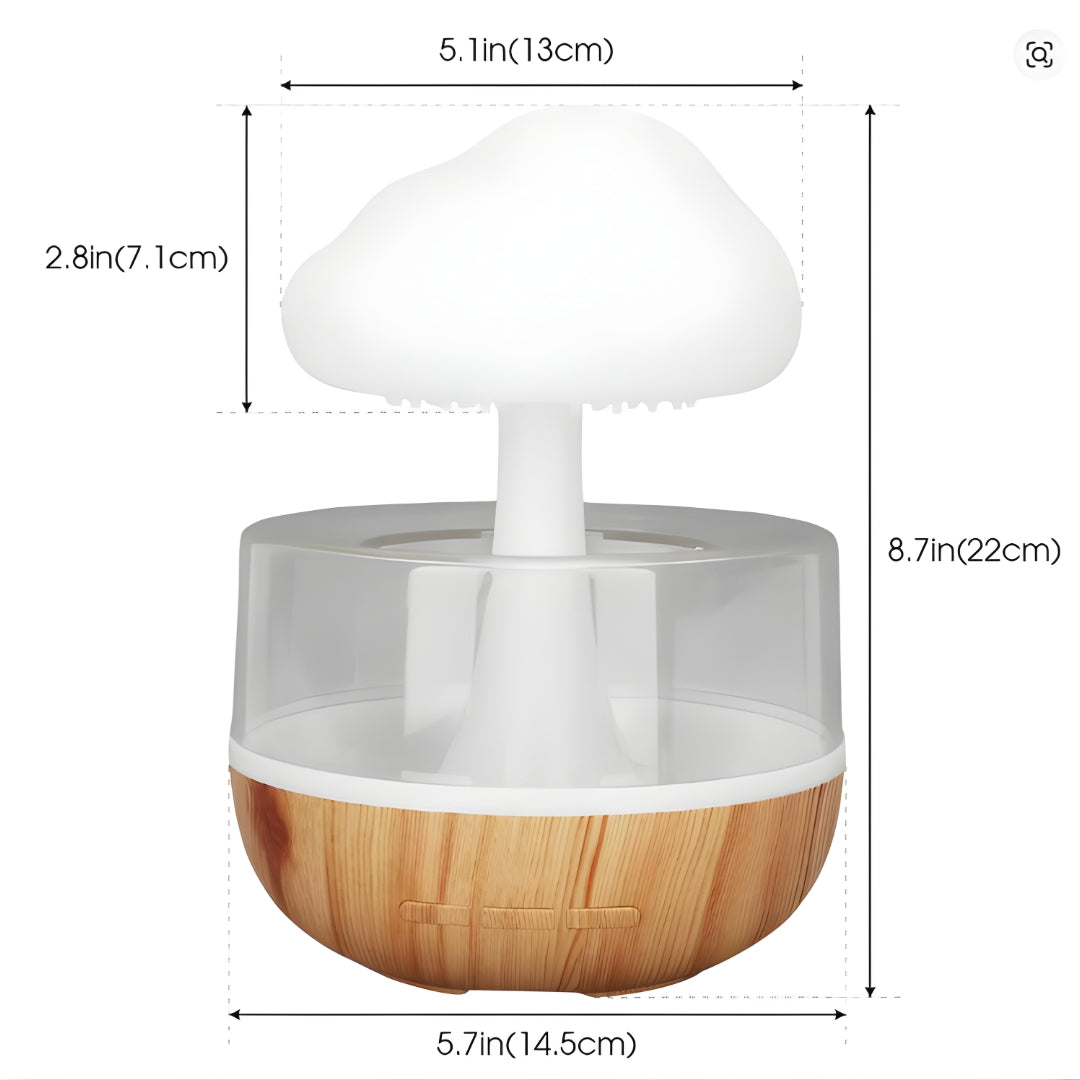 CloudRain™ – Diffuseur de gouttes d'eau au bruit de pluie