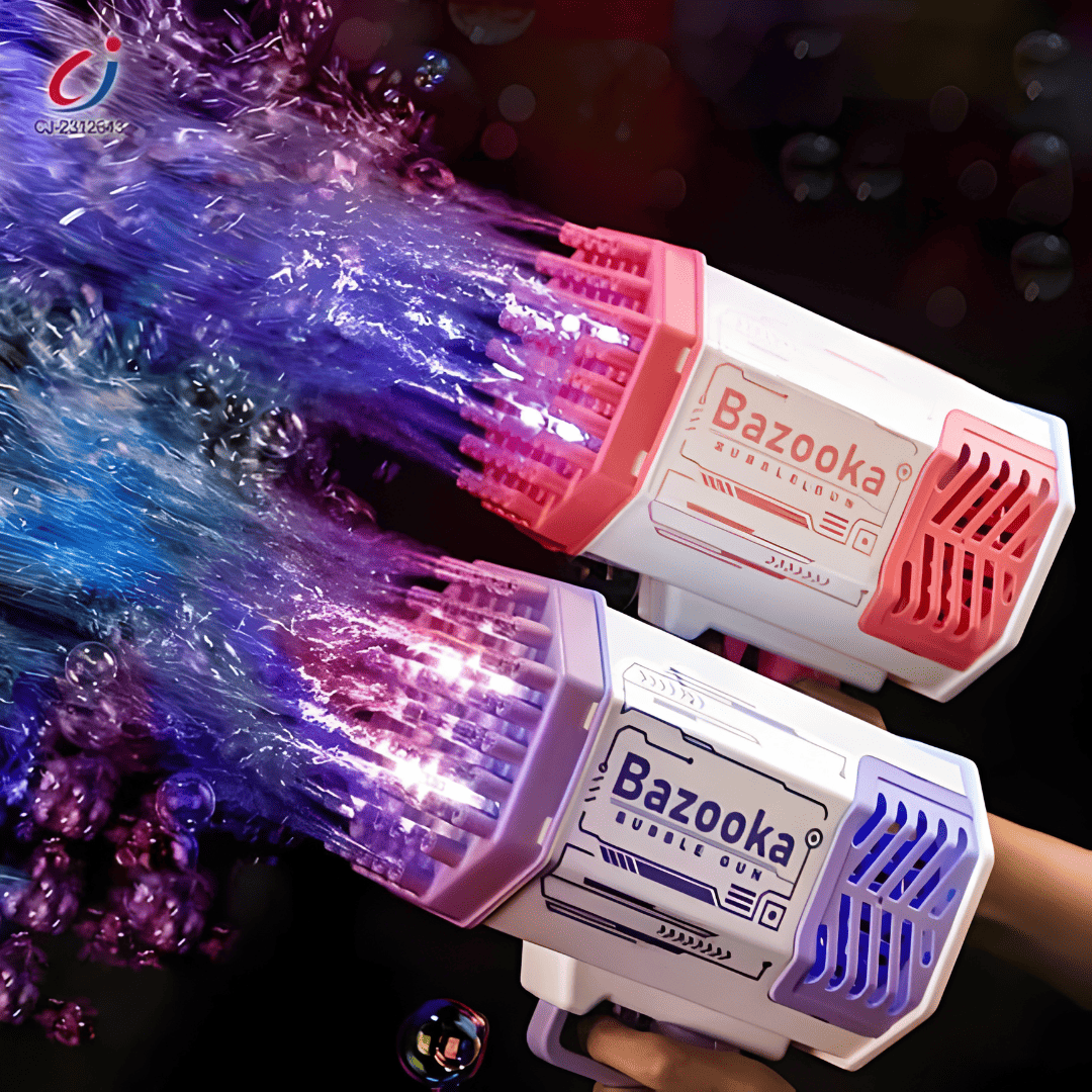 Bubble Bazooka – Propulseur magique de bulles colorées rechargeable 🫧