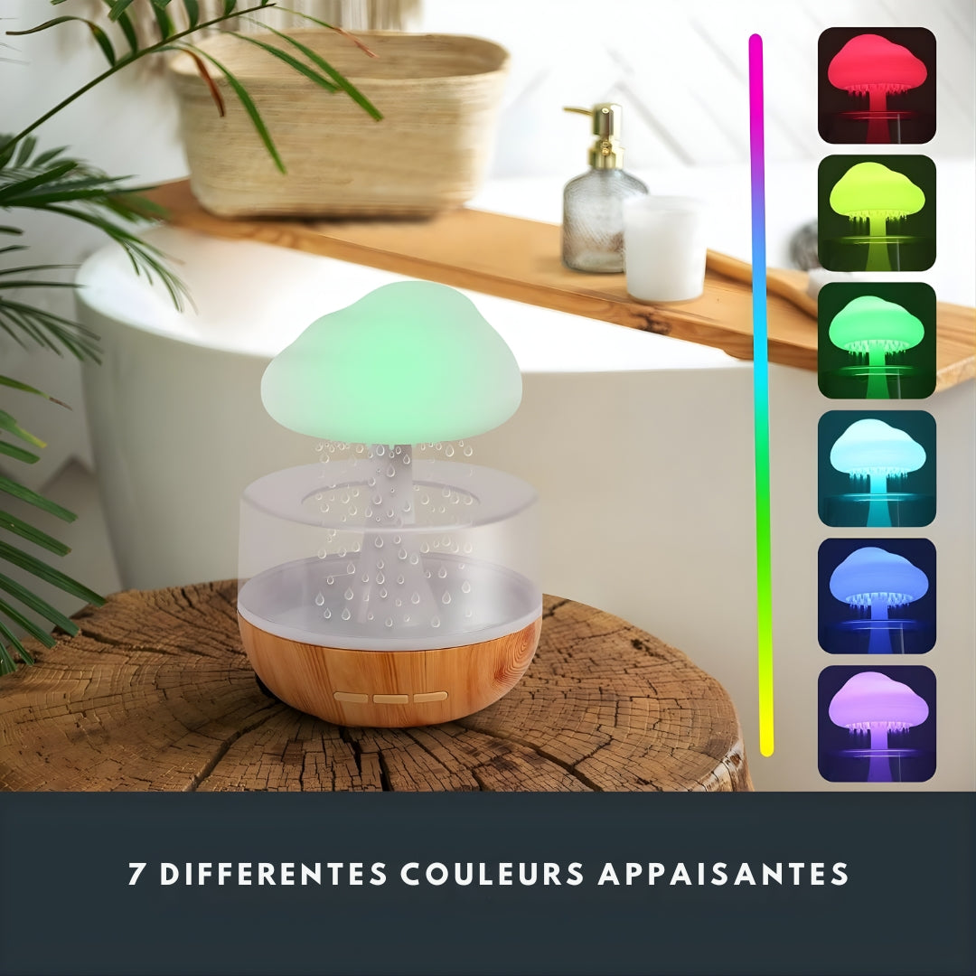 CloudRain™ – Diffuseur de gouttes d'eau au bruit de pluie
